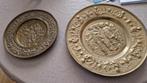 2 koperen messingen wandborden, Antiek en Kunst, Antiek | Koper en Brons, Ophalen of Verzenden, Koper
