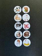 Boerderij dieren stickers o.a. koe, kip schaap, hond, varken, Nieuw, Ophalen of Verzenden, Meerdere stickers