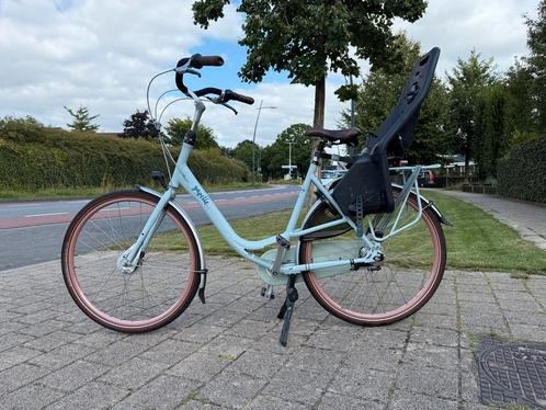 Gazelle Bloom C7 mamafiets D57 incl. Yepp achterzitje, Fietsen en Brommers, Fietsen | Dames | Moederfietsen, Gebruikt, Gazelle