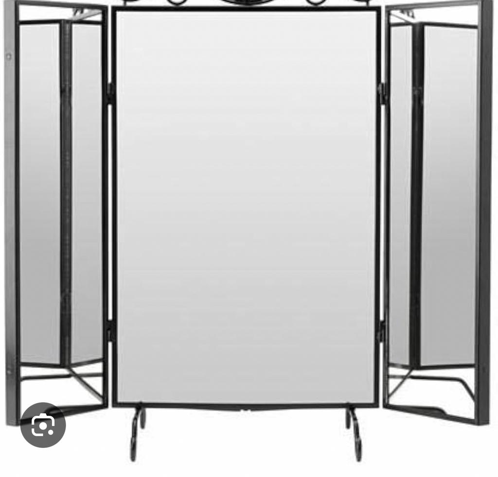 IKEA Karmsund spiegel, Huis en Inrichting, Woonaccessoires | Spiegels, Ophalen, Zo goed als nieuw, Rechthoekig