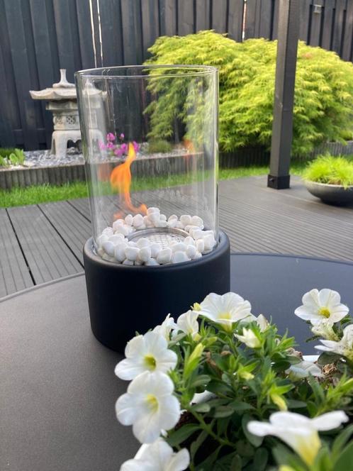 Esschert Design bio ethanol haard Rond Zwart Nieuw!, Tuin en Terras, Tuinhaarden, Nieuw, Ophalen of Verzenden