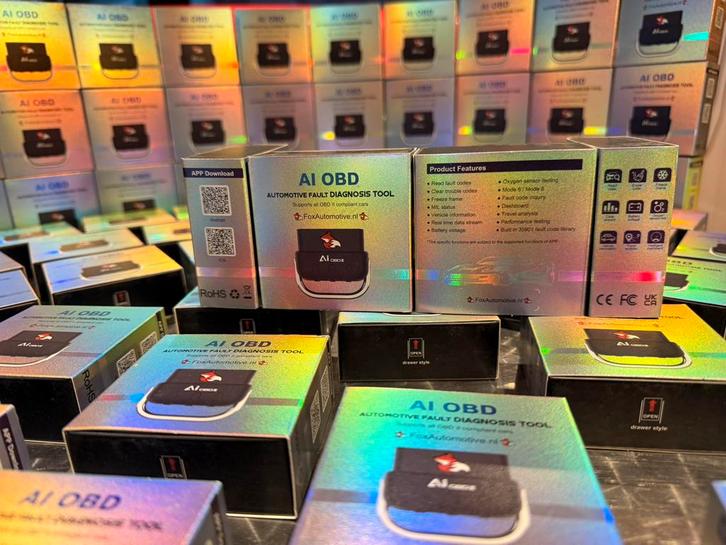 AiOBD FoxAutomotive NL ai-OBD nieuw diagnose service tool, Auto diversen, Onderhoudsmiddelen, Ophalen of Verzenden