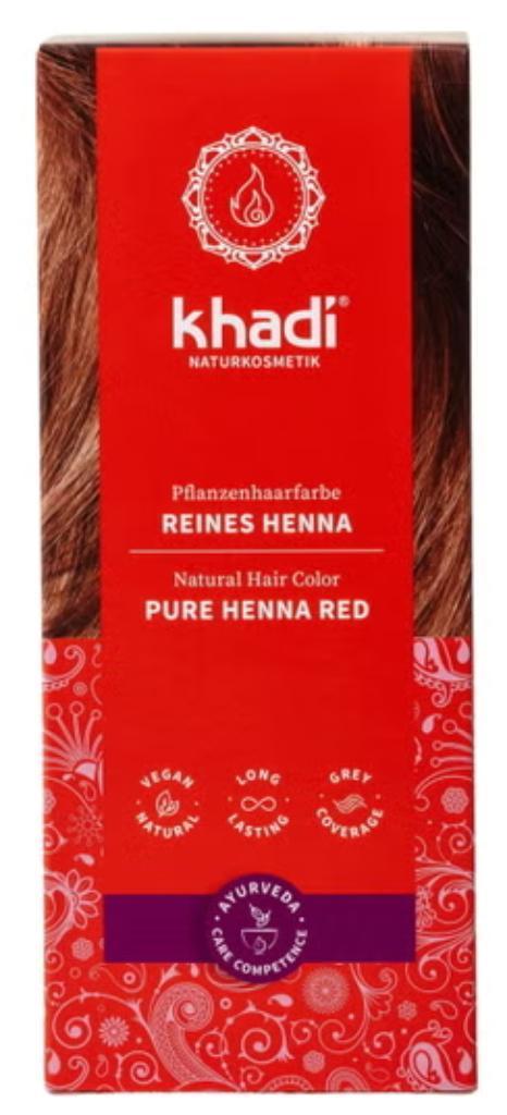 Khadi Pure Henna 100 g, Sieraden, Tassen en Uiterlijk, Uiterlijk | Haarverzorging, Nieuw, Ophalen of Verzenden