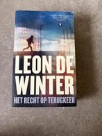 Leon de Winter - Het recht op terugkeer, Ophalen of Verzenden, Zo goed als nieuw