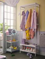 Witte kapstok van Ikea, Wandkapstok, 200 cm of meer, Ophalen of Verzenden, Zo goed als nieuw