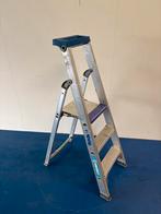 Aluminium Trap met Plateau - Handige Klusser, Doe-het-zelf en Verbouw, Ladders en Trappen, Ophalen of Verzenden, Zo goed als nieuw