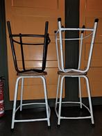 Vintage Schoolkrukken, Huis en Inrichting, Stoelen, Gebruikt, Twee, Overige kleuren, Vintage