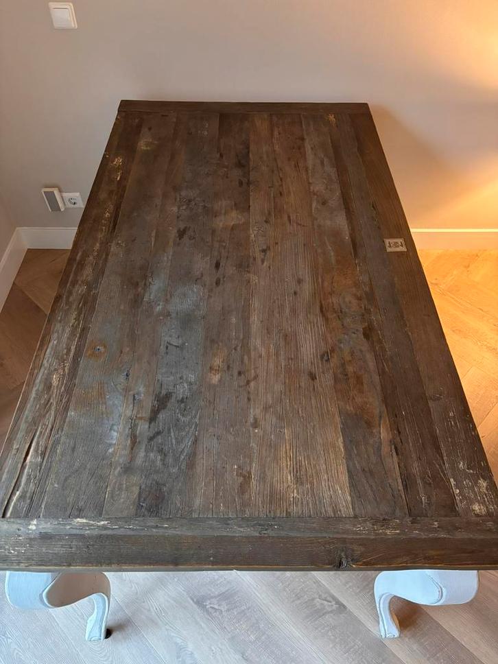 Riviera Maison Driftwood, Huis en Inrichting, Tafels | Eettafels, Zo goed als nieuw, 150 tot 200 cm, 100 tot 150 cm, Vier personen