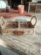 Riviera rieten zeepmandje van Riviera Maison met Handvatten, Ophalen of Verzenden, Zo goed als nieuw, Rechthoekig, Hout
