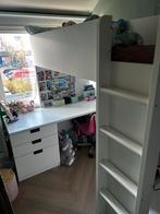 IKEA Smastad Hoogslaper met Bureau en Kast, Ophalen of Verzenden, Gebruikt, Hoogslaper