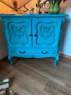 Queen Ann Brocante TV Kast/Dressoir Turquoise, Verzenden