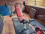 Kettler Sport Halterbank Bankdruk met Gewichten, Sport en Fitness, Fitnessbank, Zo goed als nieuw, Ophalen