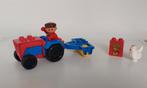 Duplo - Tractor met boer, Ophalen of Verzenden, Gebruikt, Losse stenen, Duplo