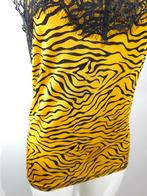 Nieuwstaat Soaked in Luxury zebra top geel zwart maat M, Maat 38/40 (M), Soaked in Luxury, Geel, Ophalen of Verzenden