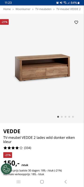 Vedde tv meubel.  beschikbaar voor biedingen