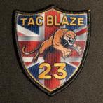 KLU 300 Squadron Tac Blaze UK 2023 Patch, Ophalen of Verzenden, Luchtmacht, Nederland, Embleem of Badge