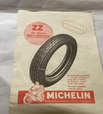 Michelin brochure banden uit 1955 4 p a.f.m is 20x14 cm, Nieuw, Ophalen of Verzenden