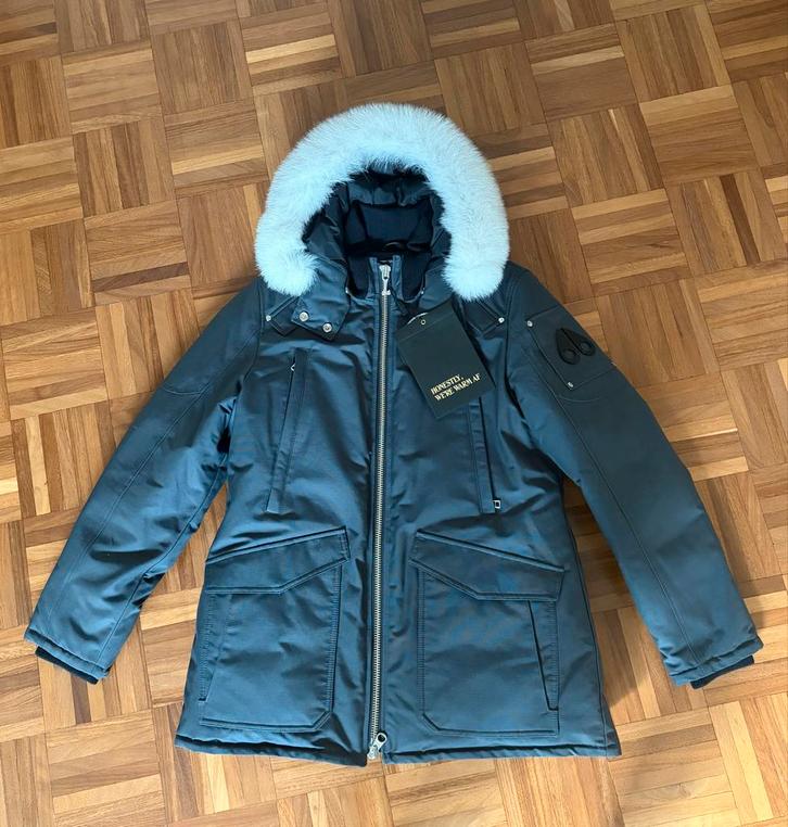 Moose Knuckles Damesjas maat XL - Grijs, Kleding | Dames, Jassen | Winter, Nieuw, Maat 46/48 (XL) of groter, Grijs, Ophalen of Verzenden