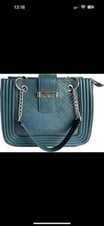 Guess tas, Verzenden, Zo goed als nieuw, Blauw, Handtas