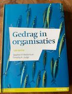 Stephen P. Robbins - Gedrag in organisaties met, Stephen P. Robbins; Timothy A. Judge, Ophalen of Verzenden, Zo goed als nieuw