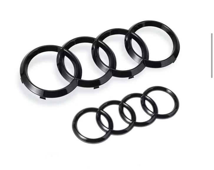 Audi Kofferbak & Grill Logo Set – Origineel, Auto diversen, Tuning en Styling, Ophalen of Verzenden