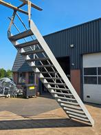 Stalen trap gegalv. Hoog 3,4 mtr. Nob058, Ophalen, Zo goed als nieuw, 2 tot 4 meter