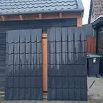 Dakpanprofielplaat - 2 stuks, Gebruikt, Zwart, Minder dan 5 m², Metaal
