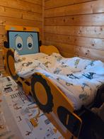 JCB Tractor Kinderbed - Zo Goed Als Nieuw!, Kinderen en Baby's, Kinderkamer | Bedden, 70 tot 85 cm, Zo goed als nieuw, Lattenbodem