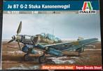 Italeri Ju 87G-2 Stuka Kanonenvogel 1:48, Hobby en Vrije tijd, Modelbouw | Vliegtuigen en Helikopters, Italeri, Ophalen of Verzenden