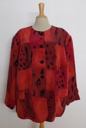 Opvallend leuk print jasje! XL/XXL beschikbaar voor biedingen