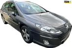 Peugeot 407 SW 2.0-16V ST Pack Business*Airco*Navigatie* Pan, Origineel Nederlands, Te koop, Zilver of Grijs, 5 stoelen