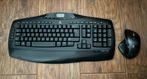 Logitech MX 3200 Toetsenbord & Muis Set, Computers en Software, Toetsenborden, Gebruikt, Ergonomisch, Ophalen of Verzenden, Draadloos