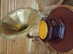 His masters voice gramofoon.incl 14 bakelieten platen., Antiek en Kunst, Ophalen of Verzenden