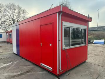 Houten kantoorunit bouwkeet zuipkeet opknapper L24 beschikbaar voor biedingen