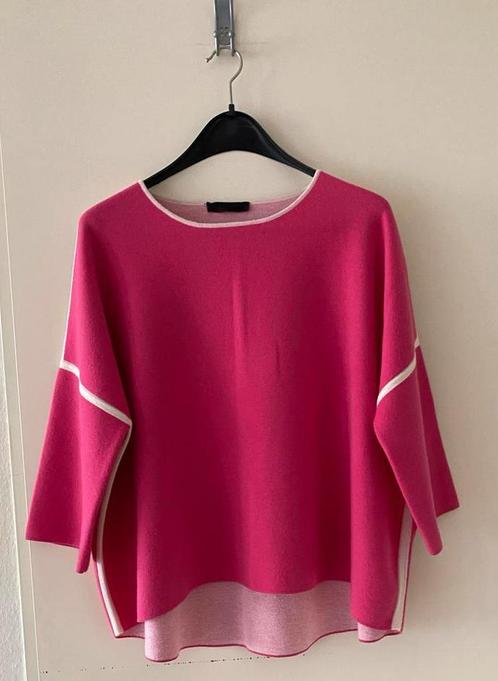 FFC prachtige losse cashmere /wol mix trui maat L, Kleding | Dames, Truien en Vesten, Zo goed als nieuw, Roze, Ophalen of Verzenden