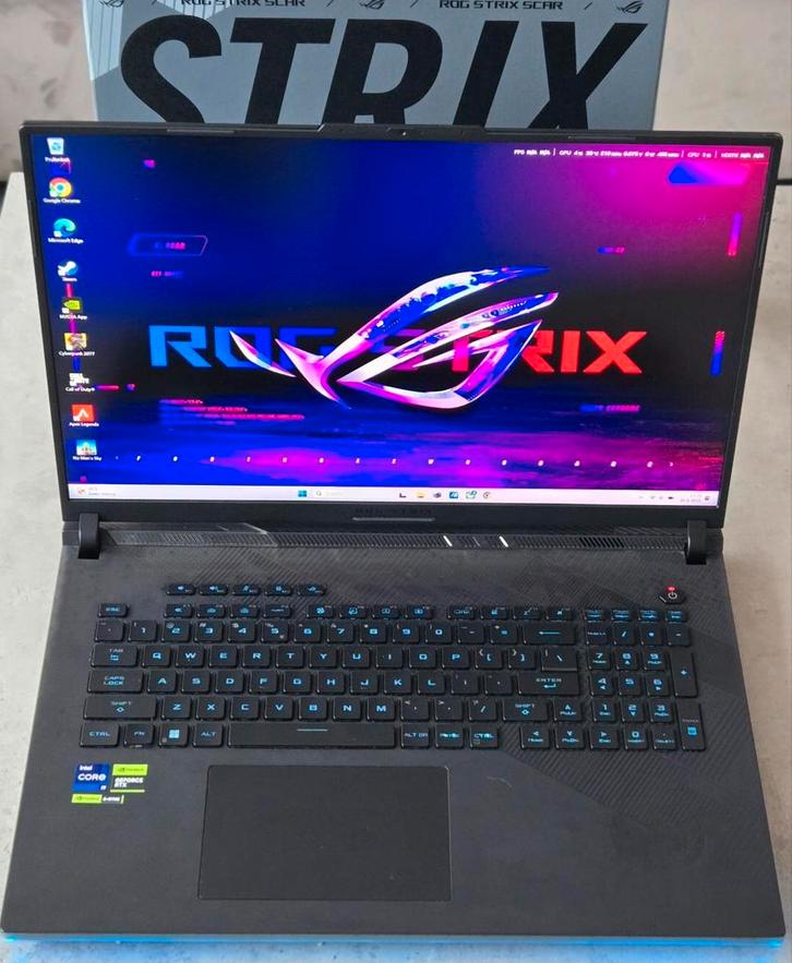 Asus ROG Strix Scar 18 - RTX 4090 - i9 14th
| 240hz Miniled, Computers en Software, Windows Laptops, Zo goed als nieuw, 17 inch of meer