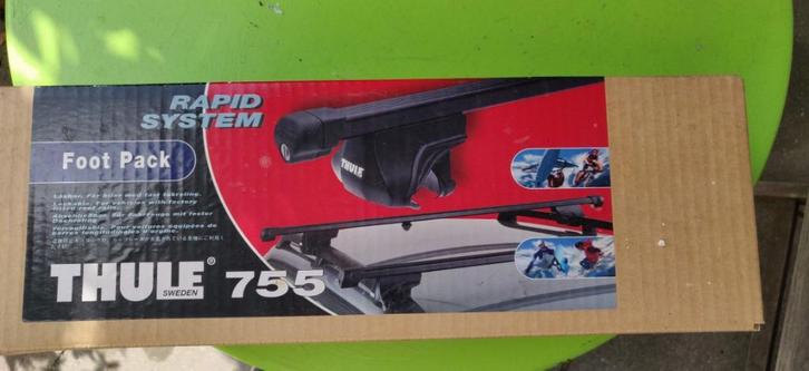 Thule AeroBar 861 dakdrager incl Rapid System 753, Auto diversen, Dakdragers, Gebruikt, Ophalen