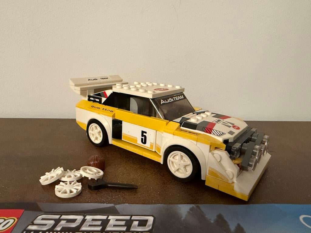 Lego Speed Champions 76897 Audi Quattro, Kinderen en Baby's, Speelgoed | Duplo en Lego, Ophalen of Verzenden, Zo goed als nieuw
