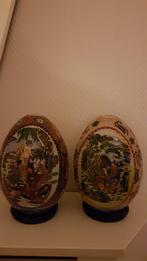 Grote chinese porseleinen eieren ., Huis en Inrichting, Overige kleuren, Aardewerk of Porselein, Ophalen of Verzenden, Zo goed als nieuw