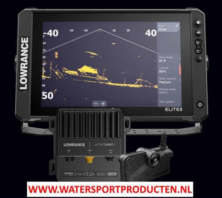 Lowrance ELITE FS 9 met ActiveTarget sonar system, Watersport en Boten, Navigatiemiddelen en Scheepselektronica, Nieuw, Kaartplotter of Fish Finder