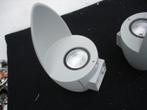 Twee design grijs gepoedercoat LED buiten/ binnen wandlamp, Ophalen of Verzenden, Nieuw, Metaal