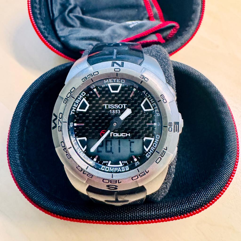 Horloge Tissot Touch Expert, Overige merken, Overige materialen, Gebruikt, Polshorloge