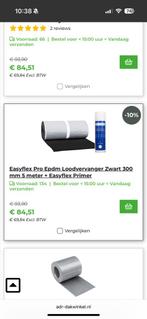 Easyflex Pro Epdm Loodvervanger Zwart 300, Overige materialen, Zwart, Overige typen, Nieuw