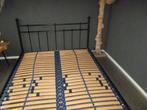 bedden, Huis en Inrichting, Slaapkamer | Bedden, Ophalen, Gebruikt, Tweepersoons, 140 cm