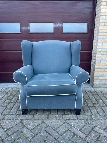 Fauteuil Antraciet grijs (Riviera Maison look)