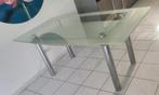 Gratis eettafel 180x95 cm, Huis en Inrichting, Tafels | Eettafels, Ophalen, Gebruikt, 50 tot 100 cm, Glas