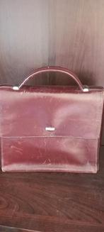 Vintage leren handtas, Ophalen, Gebruikt, Bruin, Handtas