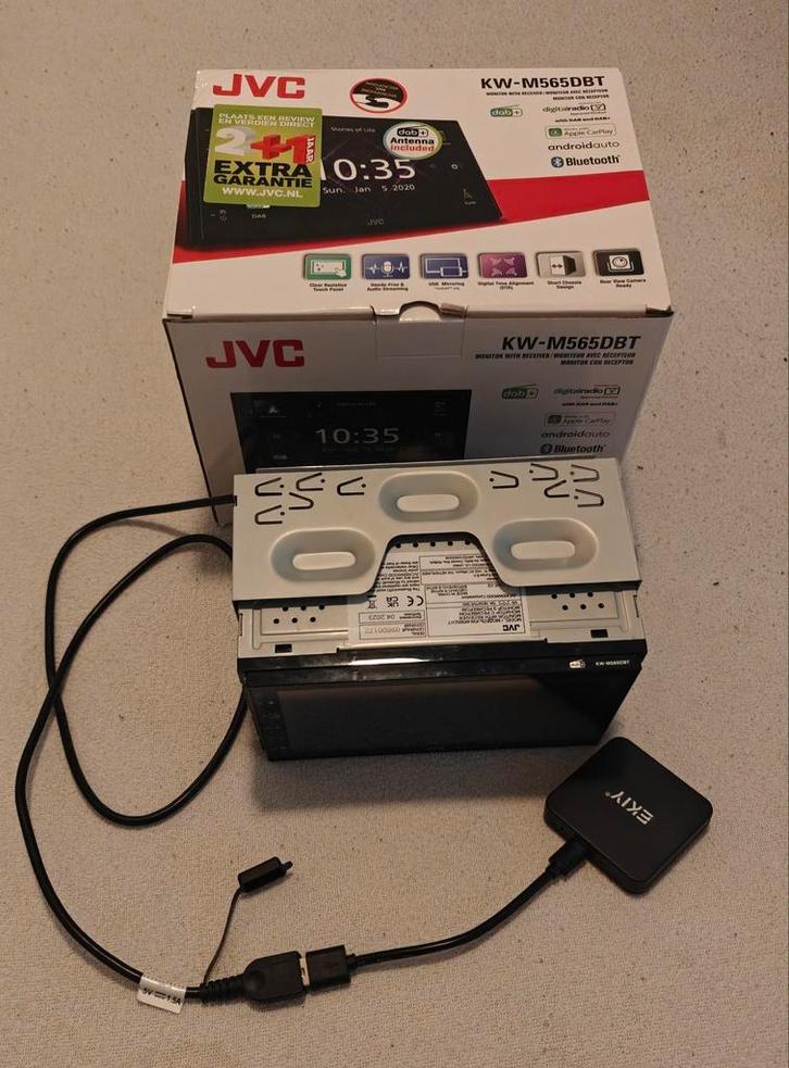 Autoradio Jvckenwood KW-M565DBT 2DIN, DAB+, Audio, Tv en Foto, Radio's, Zo goed als nieuw, Ophalen of Verzenden