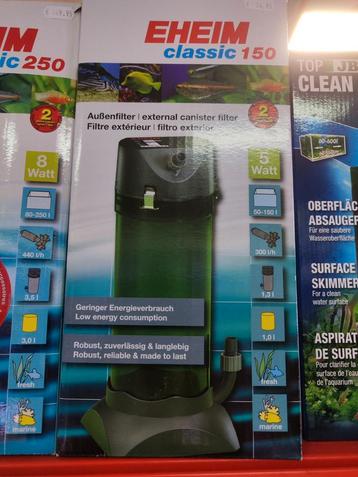 Eheim classic 150 oud vertrouwde model aquarium filter beschikbaar voor biedingen