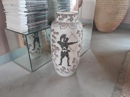 Grote 50 cm hoog WESTGERMANY vaas boogschutter, Antiek en Kunst, Antiek | Keramiek en Aardewerk, Ophalen of Verzenden